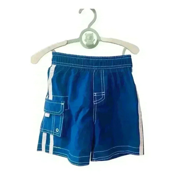 NWT The Childrens Place Blue Baby Boys Swim Shorts size 24 months - Picture 1 of 4
